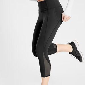 Athleta Black Cropped Pants